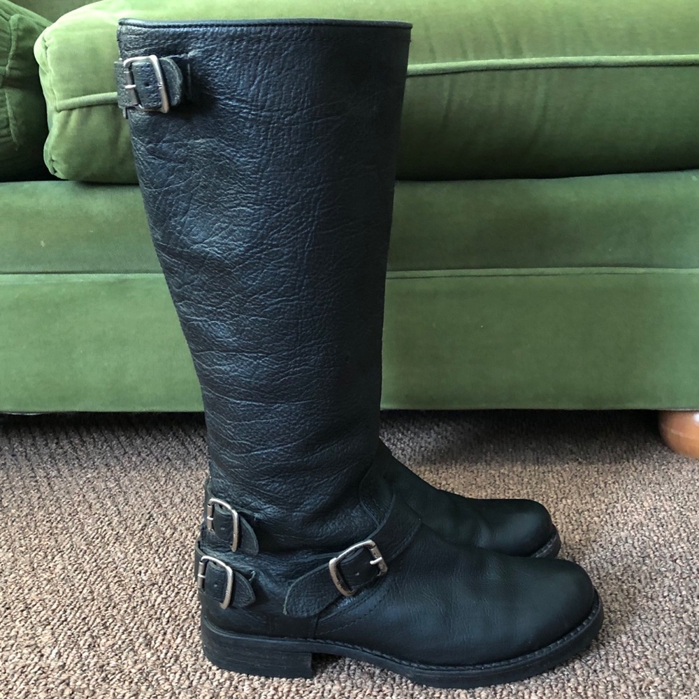 Frye Veronica back-zip boots
